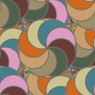 soyut geometrik renk desenli vektör çizimi