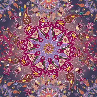 Arkaplan için soyut geometrik renkli desen. vektör illüstrasyonu 