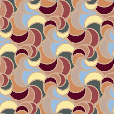 soyut geometrik renk desenli vektör çizimi