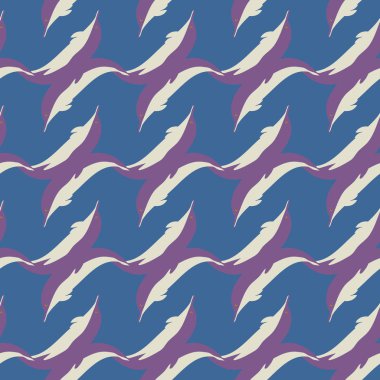 Dekoratif renkli seamless modeli sevimli yunuslar ile