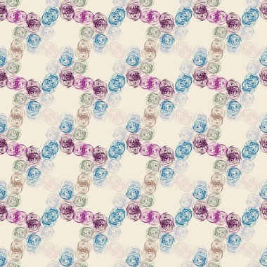 Soyut geometrik renkli seamless modeli, arka plan