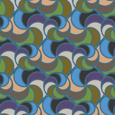 soyut geometrik renk desenli vektör çizimi