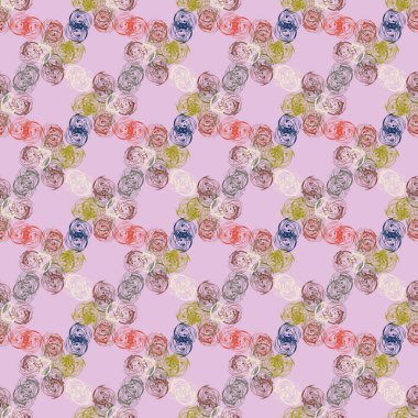 Soyut geometrik renkli seamless modeli, arka plan