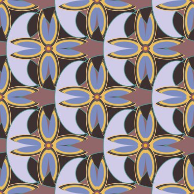 Sorunsuz çiçek desenli arka plan.