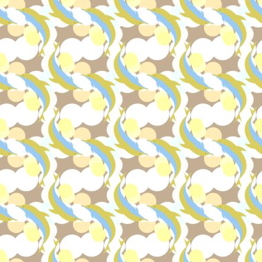 soyut geometrik renkli Dikişsiz desen arka plan için vektör çizim