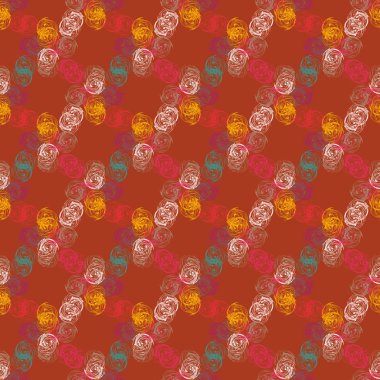 Soyut geometrik renkli seamless modeli, arka plan