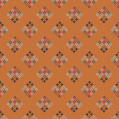  soyut çiçek geometrik Dikişsiz desen arka planı için