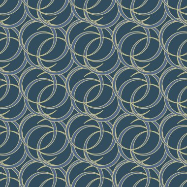 Daireler için arka plan ile Seamless modeli. vektör çizim