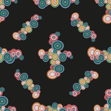 soyut geometrik renkli Dikişsiz desen arka plan için vektör çizim