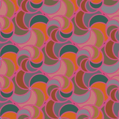 soyut geometrik renk desenli vektör çizimi