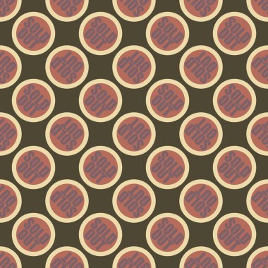 Dikişsiz desen, vektör çizim sattı