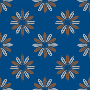  arka plan için çiçekli soyut geometrik seamless modeli