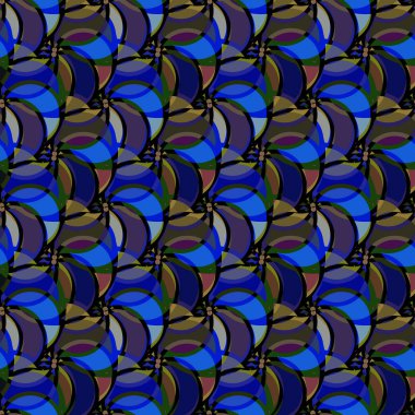 soyut geometrik renk desenli vektör çizimi