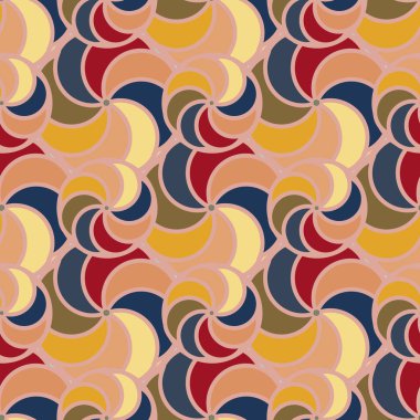 soyut geometrik renk desenli vektör çizimi