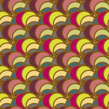 soyut geometrik renk desenli vektör çizimi