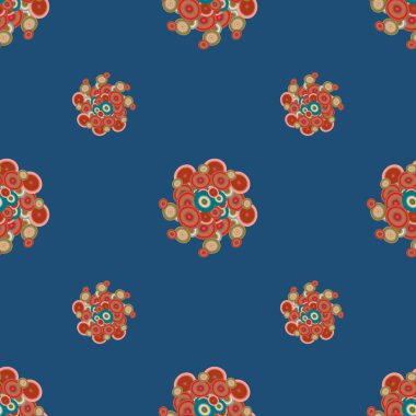 soyut geometrik renkli Dikişsiz desen arka plan için vektör çizim