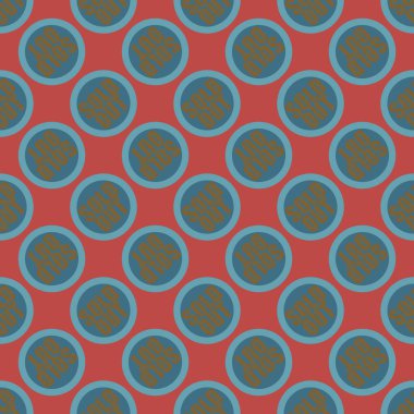 Dikişsiz desen, vektör çizim sattı