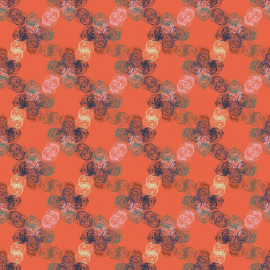 Soyut geometrik renkli seamless modeli, arka plan