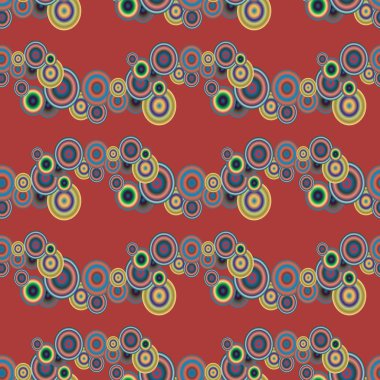 soyut geometrik renkli Dikişsiz desen arka plan için vektör çizim