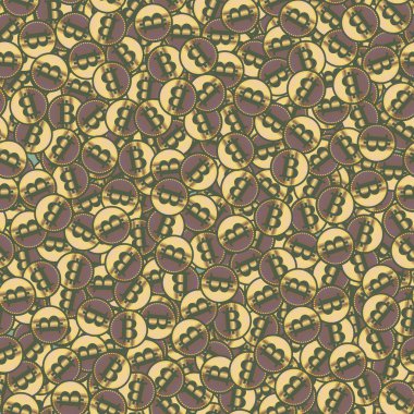 bitcoins parlak parlak pahalı sikkeleri ile Seamless modeli 