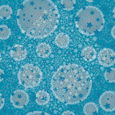 soyut geometrik renkli seamless modeli yıldız ile. Vektör çizim 