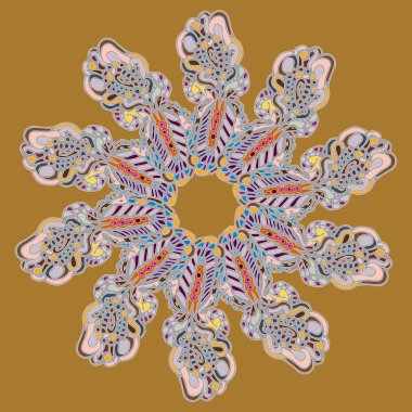 Stil zentangle yeni simetrik mandala doodle ile sanat esin kaynağı oldu. Duvar kağıdı, desen dolgularını, web sayfaları, yüzey dokuları için dekoratif nesne-ebilmek var olmak kullanılmış.