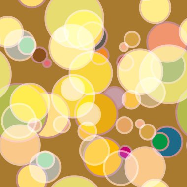 Daireler ile sorunsuz arka plan