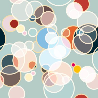 Daireler ile sorunsuz arka plan