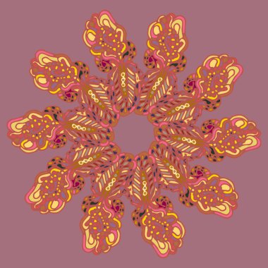 Stil zentangle yeni simetrik mandala doodle ile sanat esin kaynağı oldu. Duvar kağıdı, desen dolgularını, web sayfaları, yüzey dokuları için dekoratif nesne-ebilmek var olmak kullanılmış.