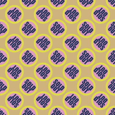 Dikişsiz desen, vektör çizim sattı