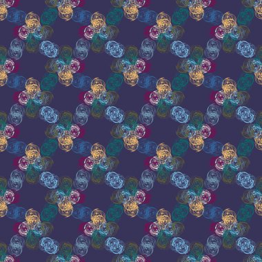 Soyut geometrik renkli seamless modeli, arka plan