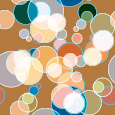 Daireler ile sorunsuz arka plan