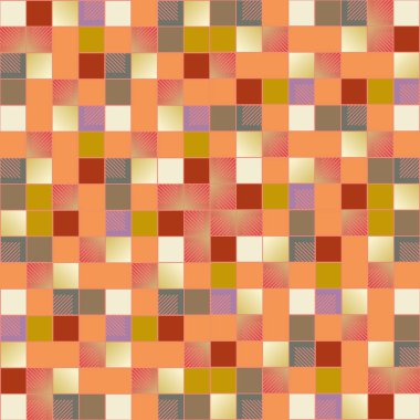 küpleri ve kareler arka plan tasarlamak vektör çizim