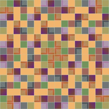 küpleri ve kareler arka plan tasarlamak vektör çizim