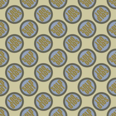 Dikişsiz desen, vektör çizim sattı