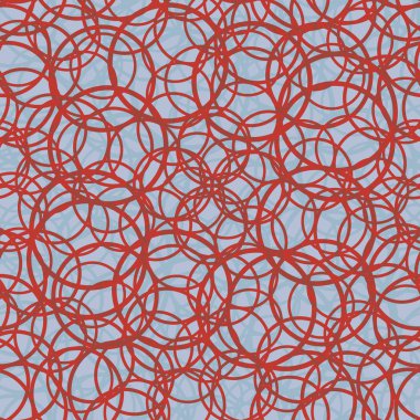 Daireler için arka plan ile Seamless modeli. vektör çizim