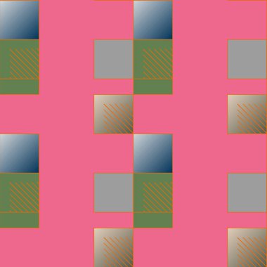 küpleri ve kareler arka plan tasarlamak vektör çizim