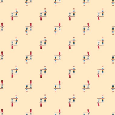 Yusufçuk seamless modeli. Vektör çizimler.