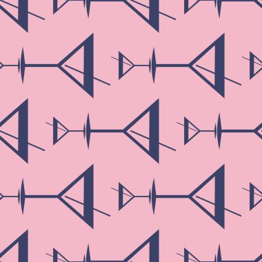 Tropik kokteyller desen, renkli kesintisiz vektör çizim