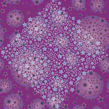 soyut geometrik renkli seamless modeli yıldız ile. Vektör çizim 