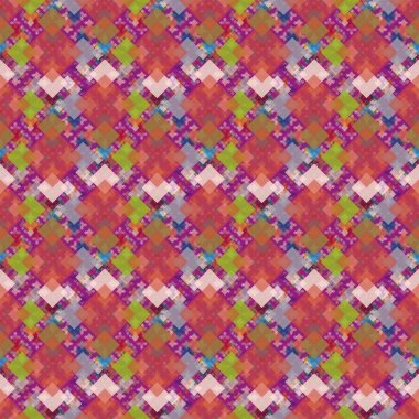 Soyut Dikişsiz renkli desen, vektör çizim