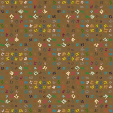 soyut geometrik renkli Dikişsiz desen arka plan için vektör çizim