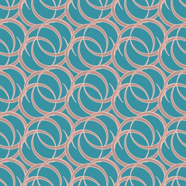 Daireler için arka plan ile Seamless modeli. vektör çizim