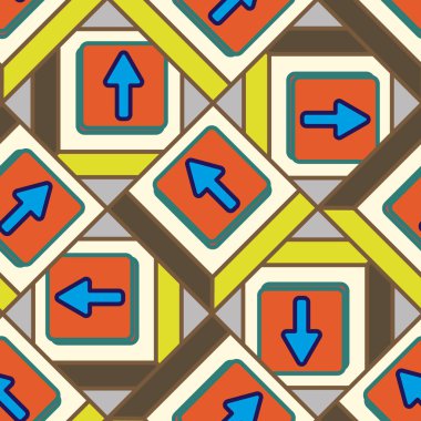 Kot düğmeleri Dikişsiz desen vektör çizim ile 