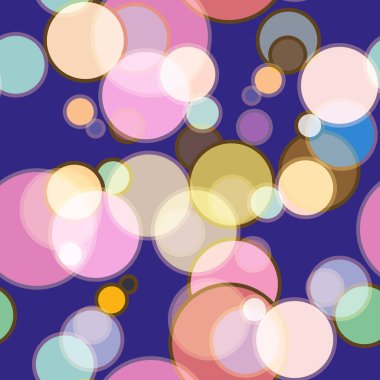 Daireler ile sorunsuz arka plan