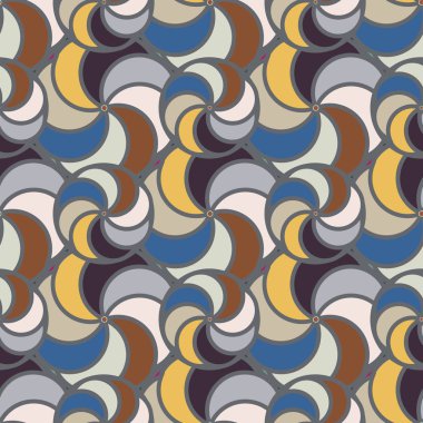 soyut geometrik renk desenli vektör çizimi