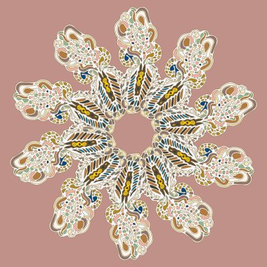 Stil zentangle yeni simetrik mandala doodle ile sanat esin kaynağı oldu. Duvar kağıdı, desen dolgularını, web sayfaları, yüzey dokuları için dekoratif nesne-ebilmek var olmak kullanılmış.