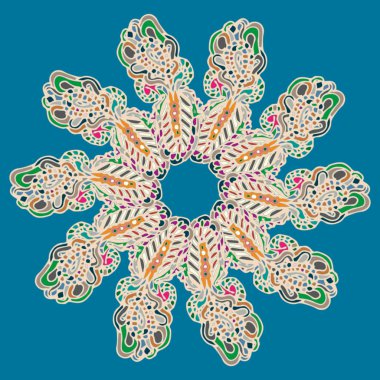 Stil zentangle yeni simetrik mandala doodle ile sanat esin kaynağı oldu. Duvar kağıdı, desen dolgularını, web sayfaları, yüzey dokuları için dekoratif nesne-ebilmek var olmak kullanılmış.