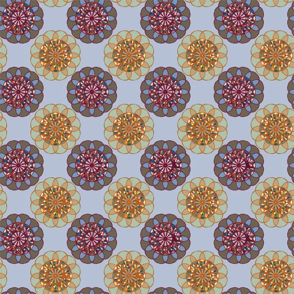  soyut çiçek geometrik Dikişsiz desen arka planı için