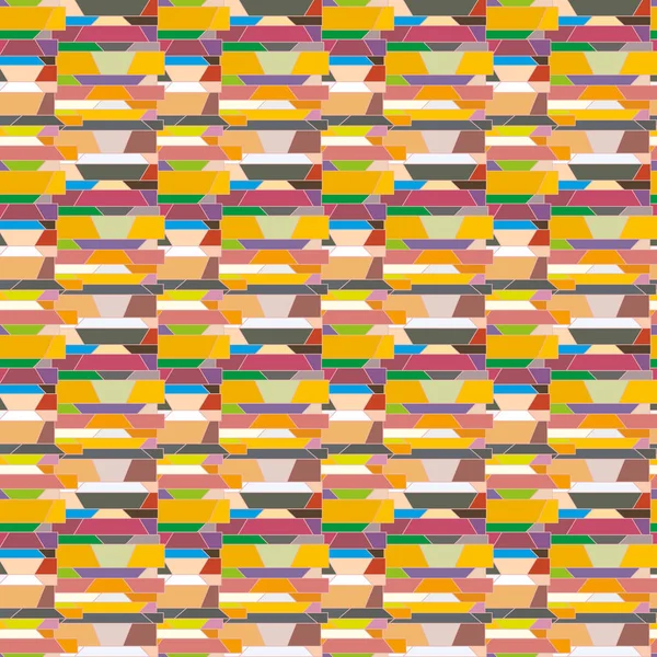 Abstract Geometric Colorful Seamless Pattern Background — Stock Vector